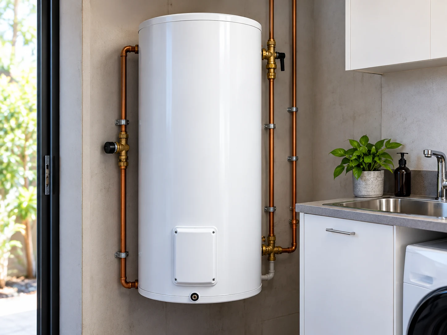 Gas pipework — plumbing concept